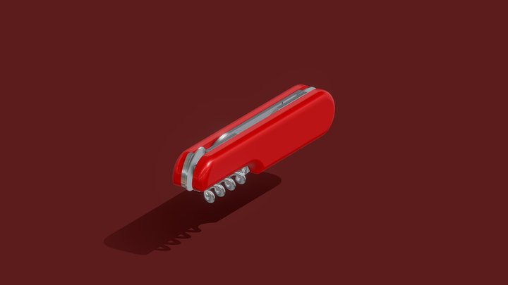 Taschenmesser-Animationstest 3D Model