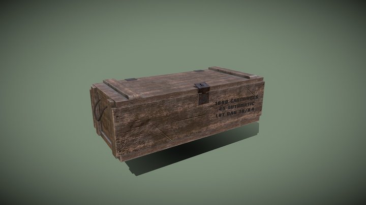Ammo Crate 3D Model