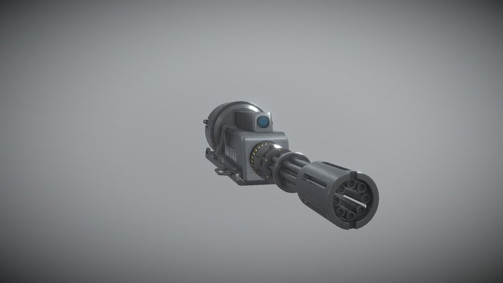 Minigun 3D Model
