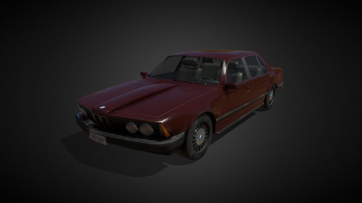 BMW 733i 3D Model