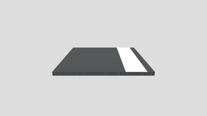 MAG Blacktop Dash White Half Meter x Half Meter – Kostenloses 3D-Modell STL