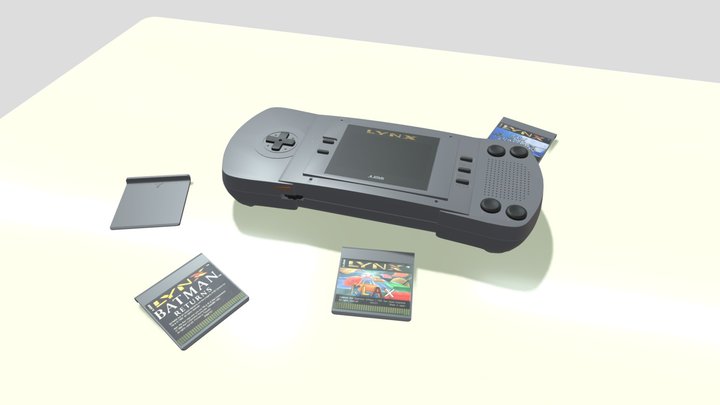 Atari Lynx 3D Model