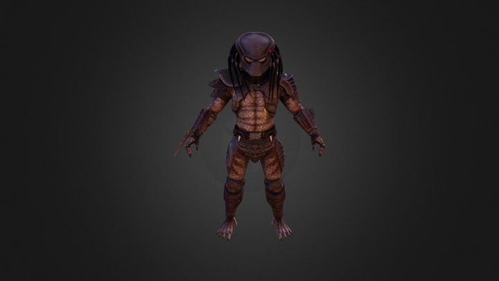 Predator Low-poly 3D Model