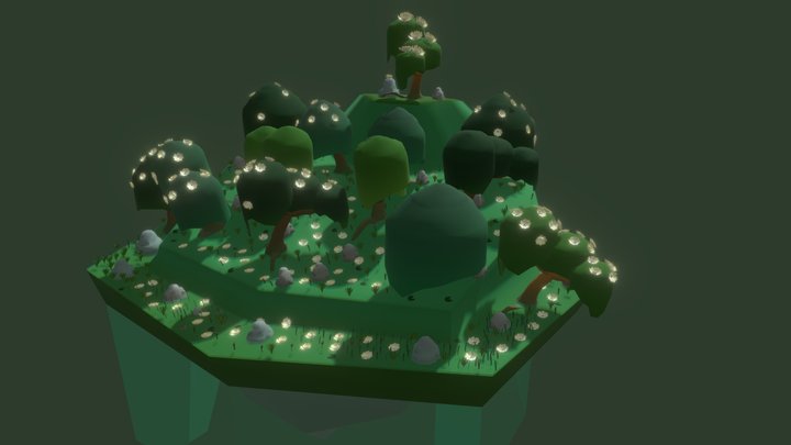 Swamp Island 3D Model
