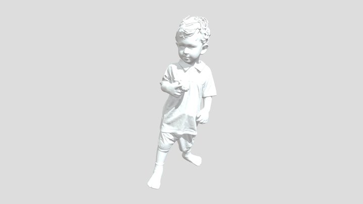 Young Athlete at Home 3D Model
