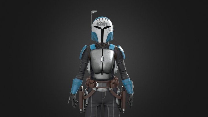 Bo Katan Kryze 3D Model