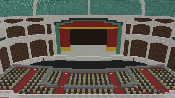 Alma Dome Theatre | Alma Bay | Minecraft 3D Model
