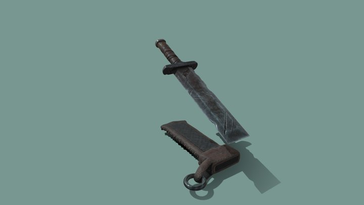 Old sword 3D Model