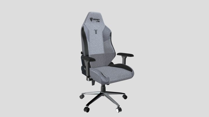 Gaming Chair - Grey Cushioned