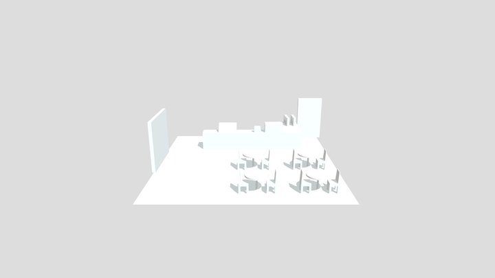 Cafe 3D Model