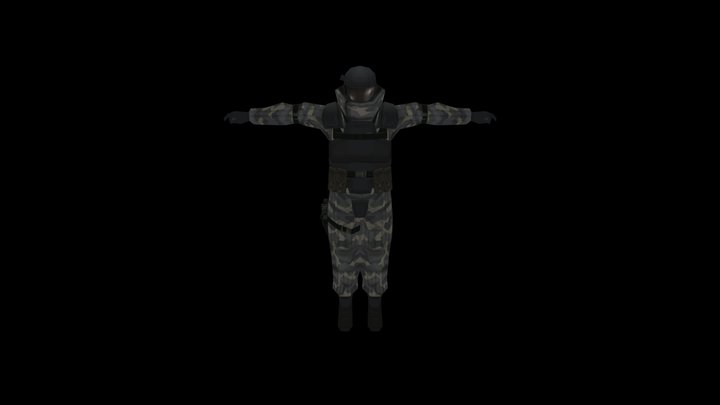 PSP MGS Portable Ops High Rank Soldier – Modello 3D gratuito STL