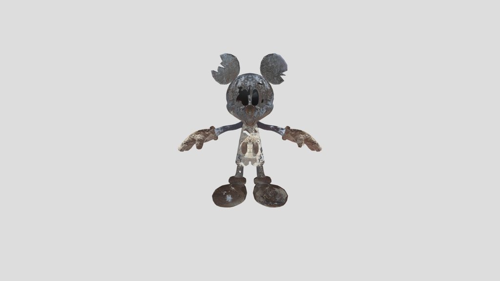 Corroded Photo-Negative Mickey