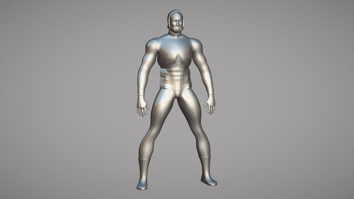 Cyborg Man 3D Model