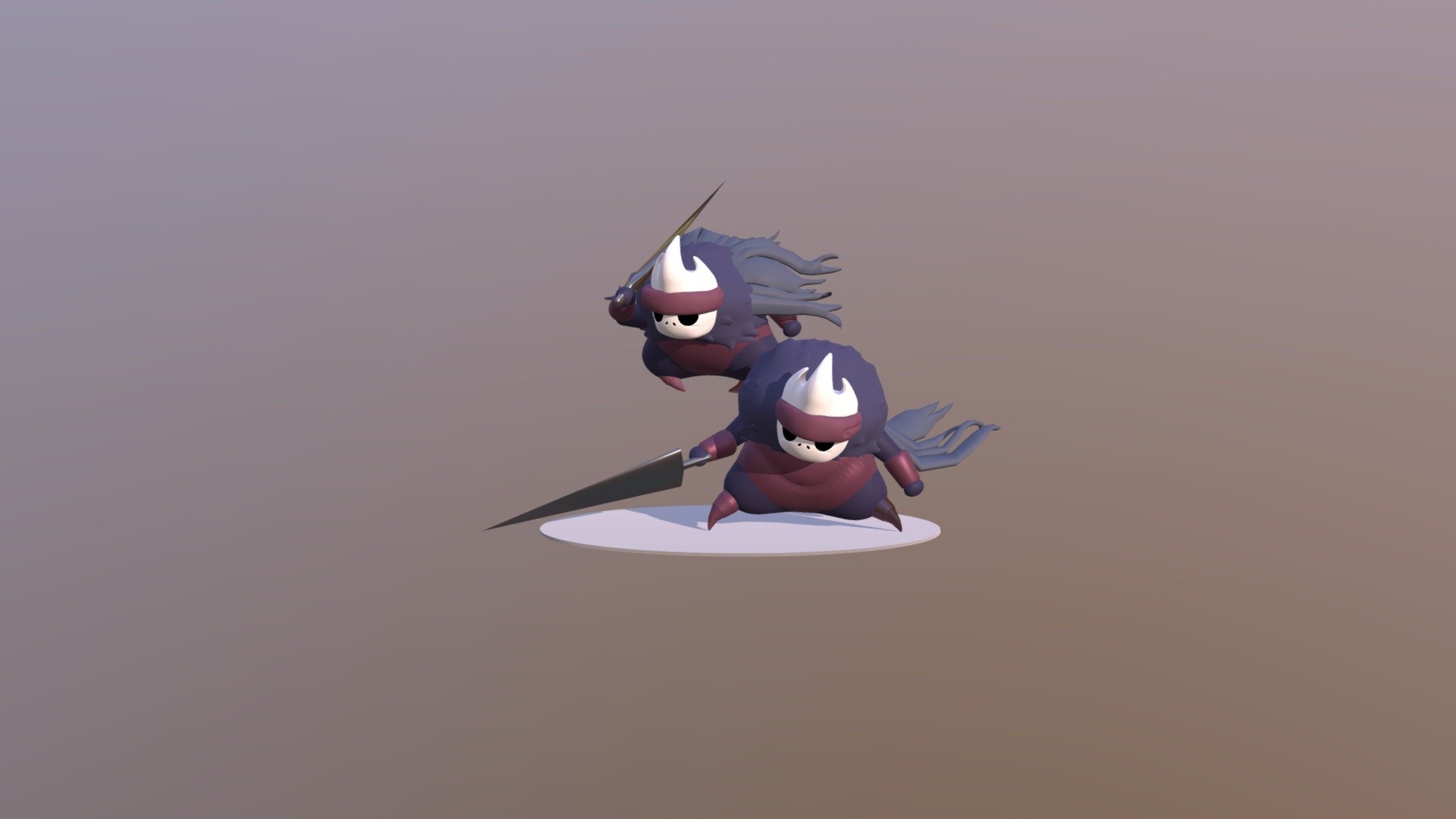 Hollow Knight 152 Nailmasters Oro & Mato Download Free 3D model by Brandon Ehrman