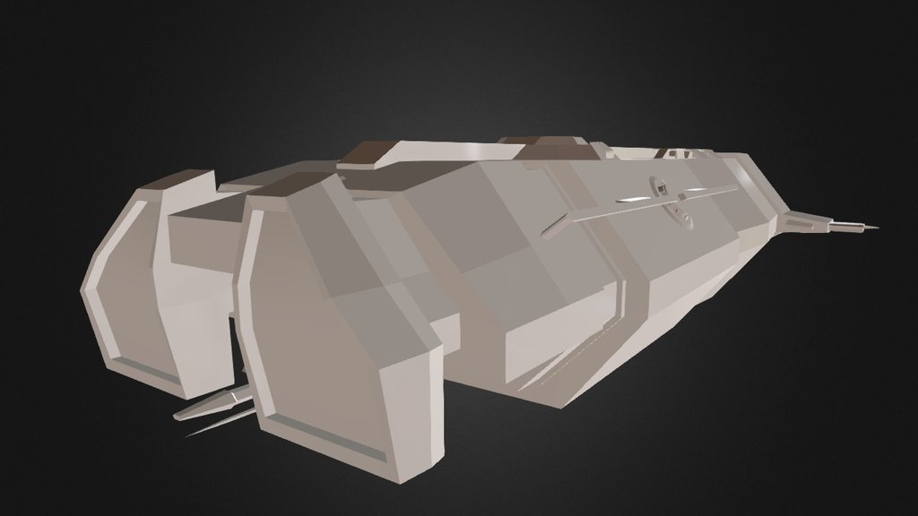 Space Ship - 3D model by desembler [c395fd6] - Sketchfab