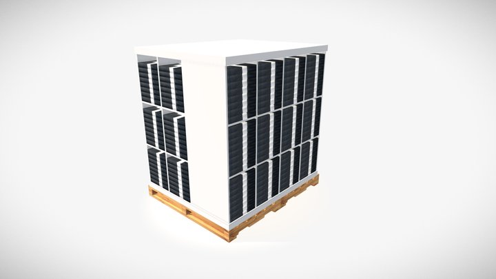 Sam's Blanket Wrap Full Pallet Display 3D Model