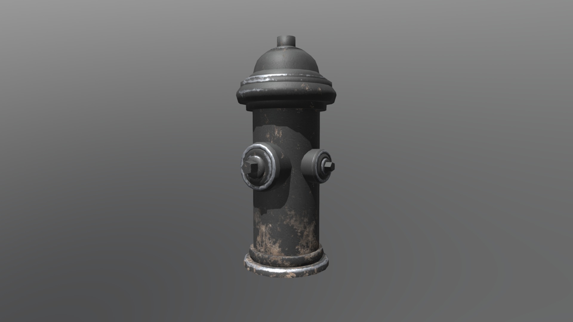 3D model Black fire hydrant - This is a 3D model of the Black fire hydrant. The 3D model is about a black fire hydrant.