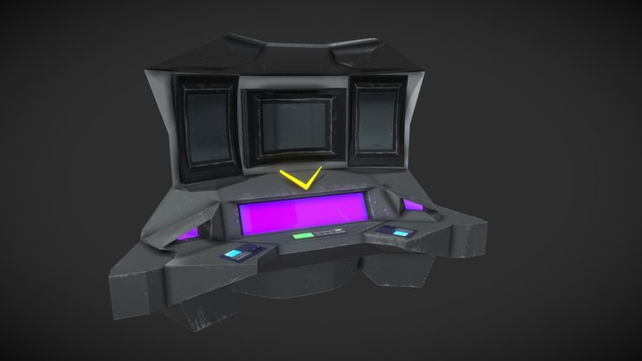 Computer Terminal 3D Model