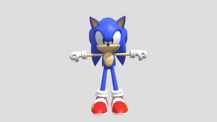 Sonic (S4EP1) 3D Model