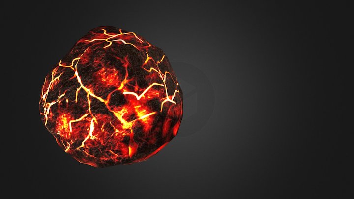 Lava rock 3D Model
