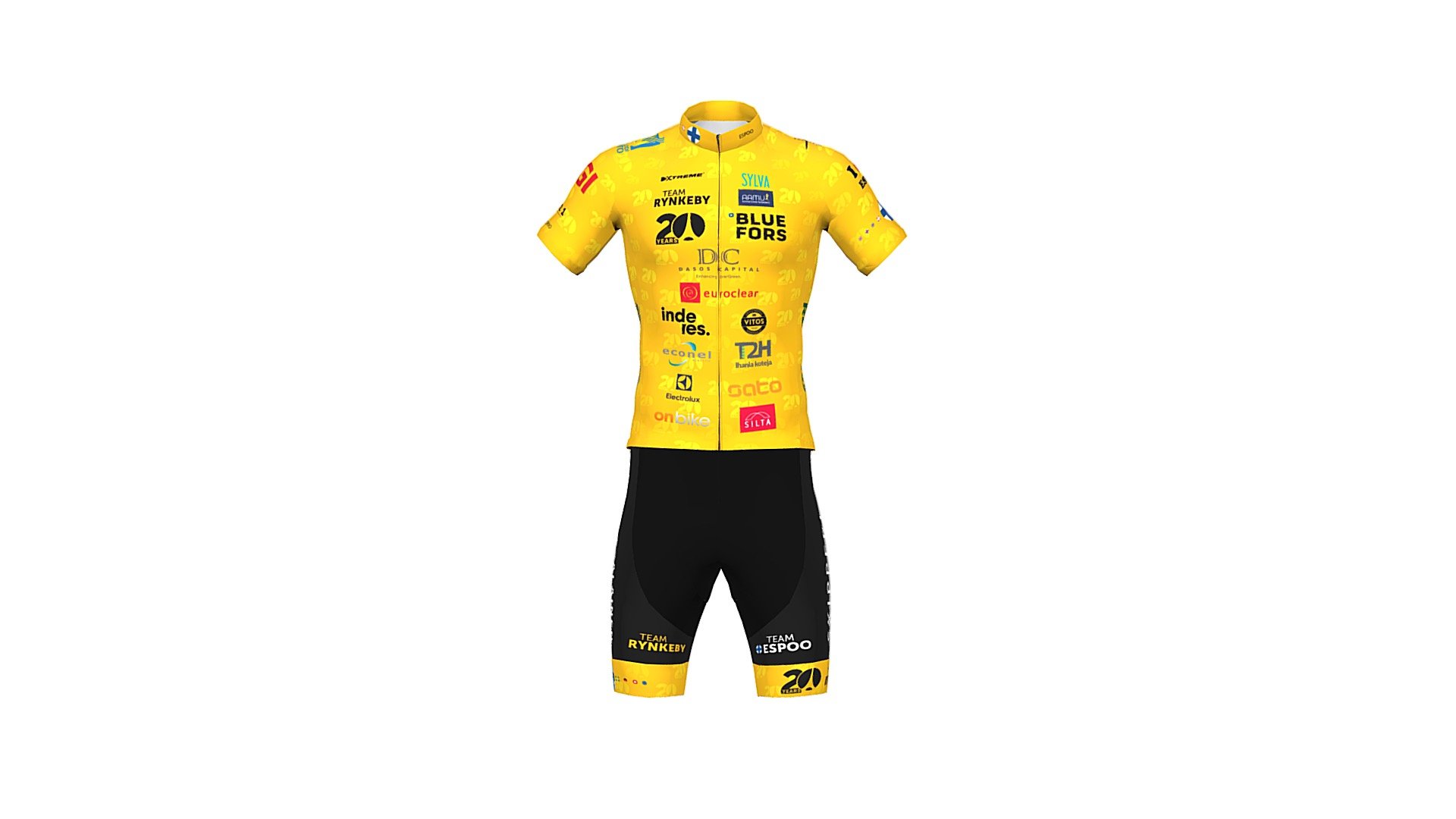 2021 FI TR ESPOO - Jersey/Shorts - copy White