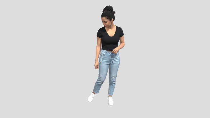 Casual Denim Look – Kostenloses 3D-Modell STL