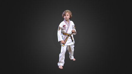 Liam Taekwondo 3D Model