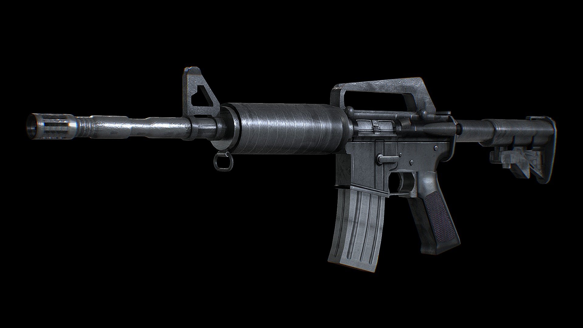 M4A1 Reload and Shot - Game prop - 3D model by Roger Masats Vidal ...