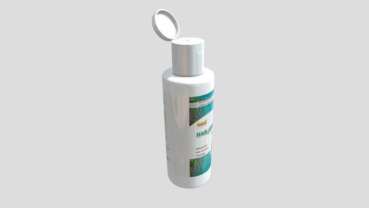 bottle water liquid 3D Model
