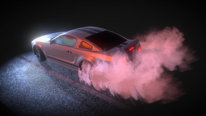 Sports Car(Sketchfab Texturing Challenge) 3D Model
