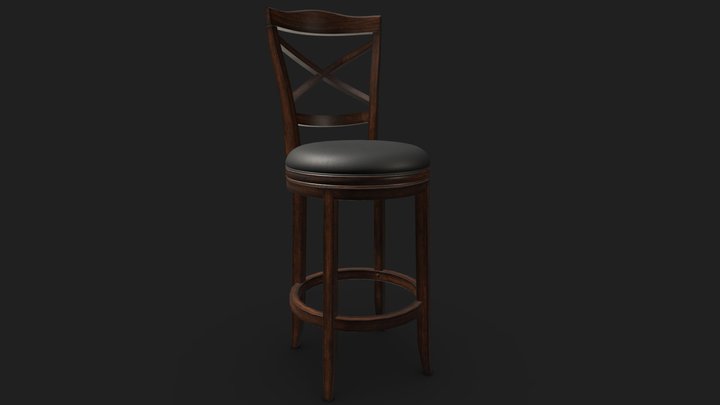 Bar Stool 3D Model