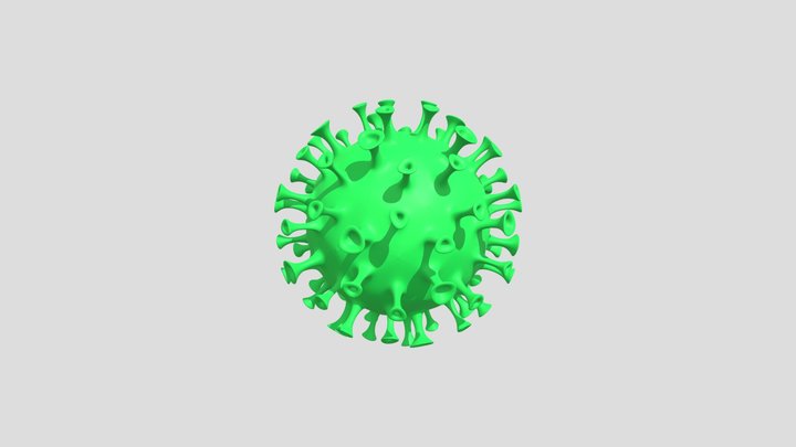 Corona virus 3D Model