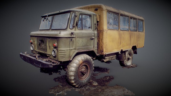 GAZ-66 [FREE RAW Scan] 3D Model