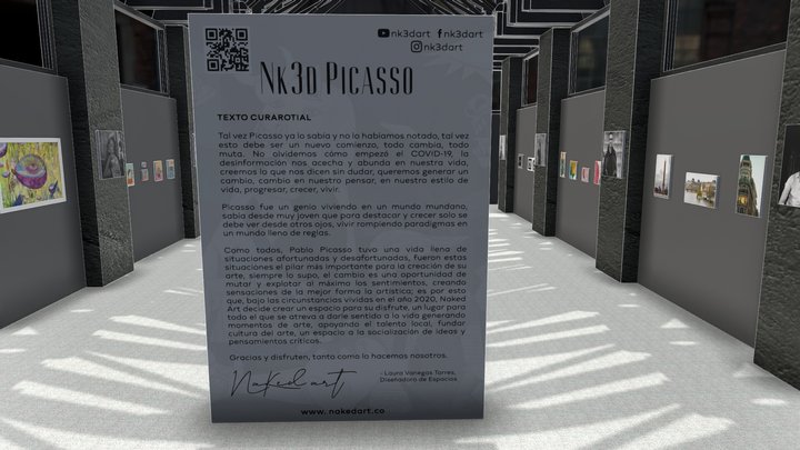 Nk3d Picasso Gallery 3D Model