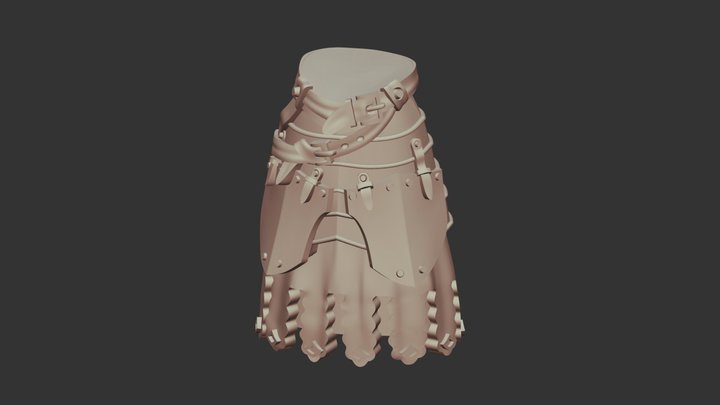 Getz A Skirt V2 3D Model