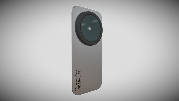Huawei Pura 90 Ultra FE LowPoly 3D Model