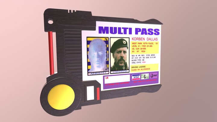 My Multipass 3D Model