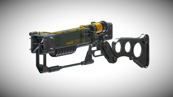 AER9 Laser Rifle 3D Model