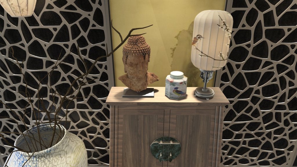 Chinsese Room 3 - 3D model by tangtangtang [c3a19f0] - Sketchfab