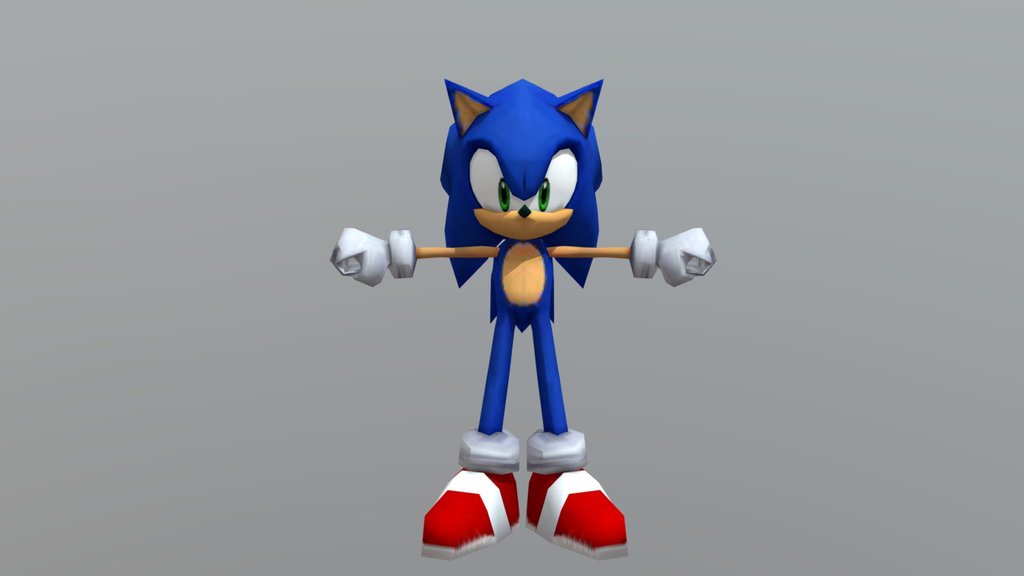 Sonic Generations 3DS - Home Menu Hedgehog