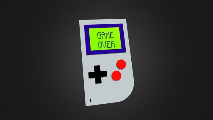Gameboy 3D Model