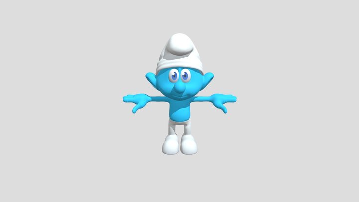 Smurf Base Test Model 3D Model