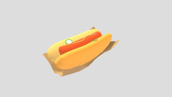 Hotdog - Seventh Project 3D Model