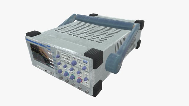 Waveform Generator Low Poly 3D Model