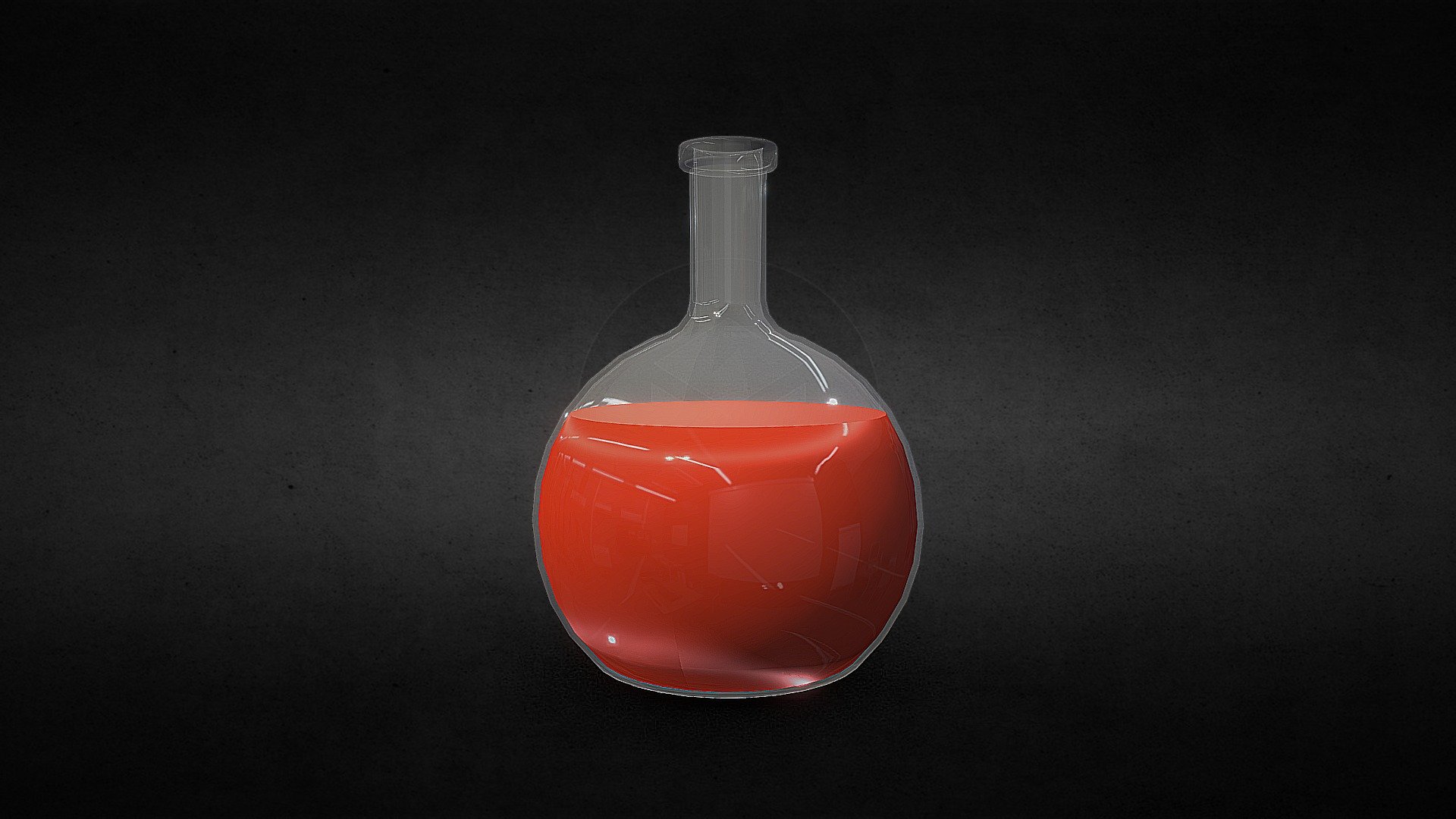 3D Potion Vial