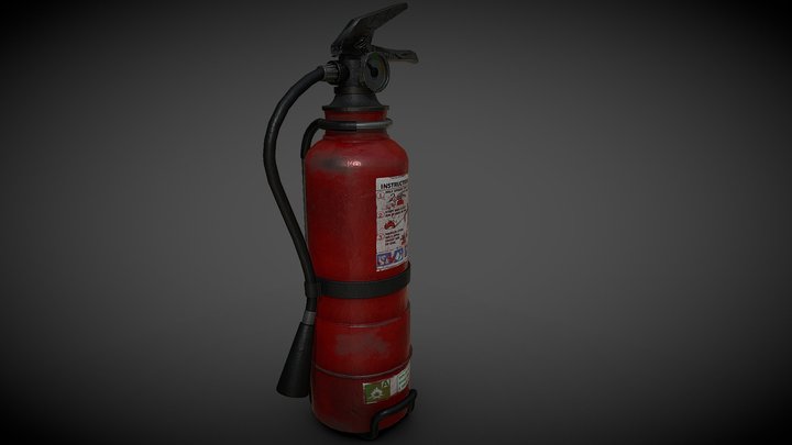 fire extinguisher 3D Model
