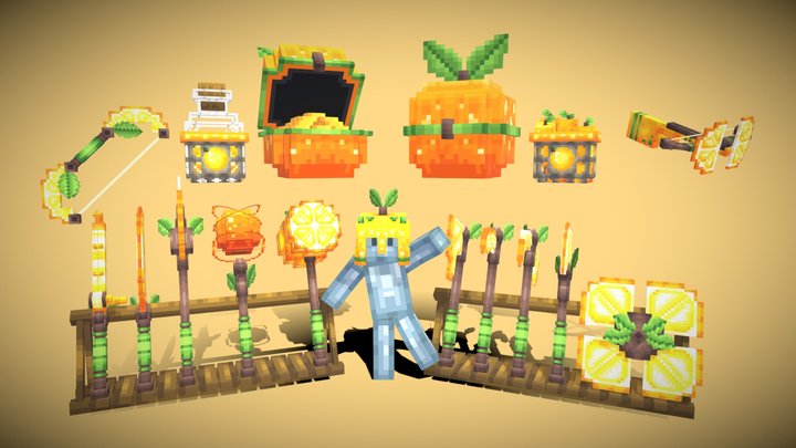 Orange Juice 3D Model