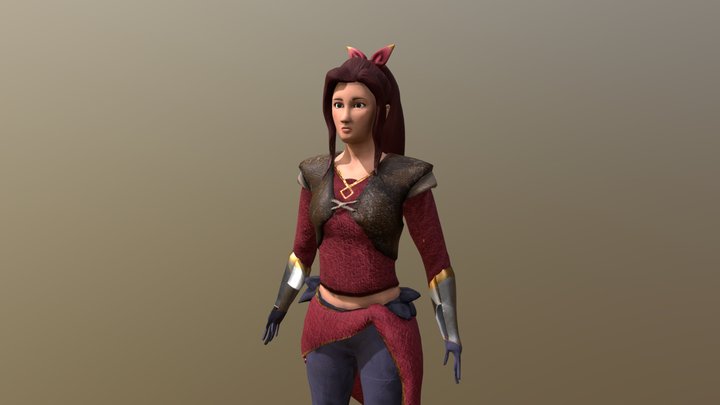 Lynn the Ninja - Final 3D Model