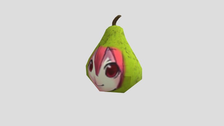 Lowpoly Pearto 3D Model
