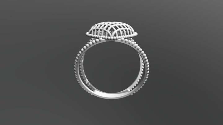 Ring Heart 3D Model